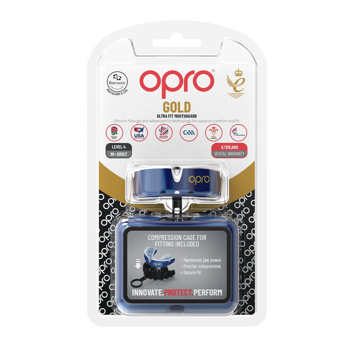 Opro Gold Self Fit Adult 10+ gum shield