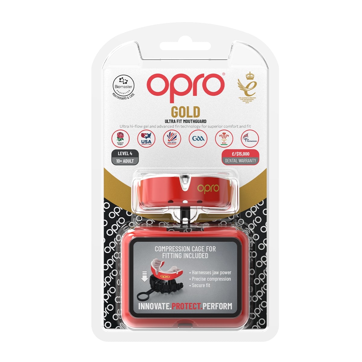 Opro Gold Self Fit Adult 10+ gum shield