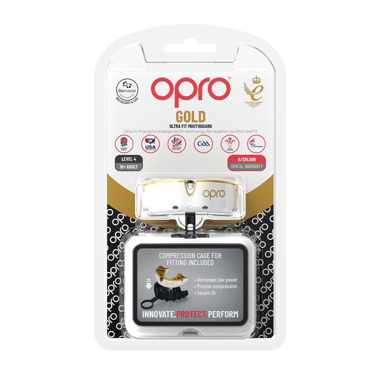 Opro Gold Self Fit Adult 10+ gum shield