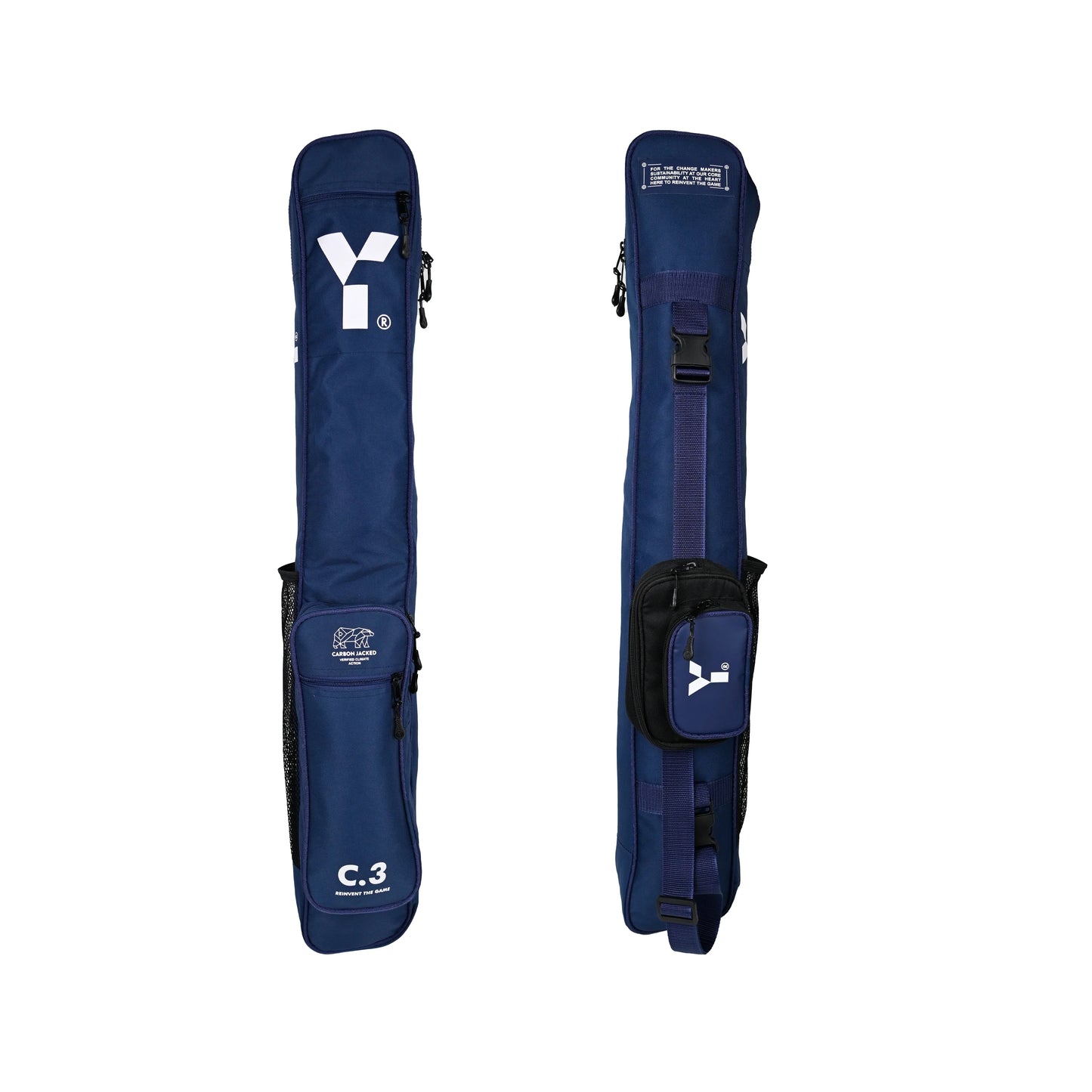 Y1 C.3 Stick Bag - Navy/White