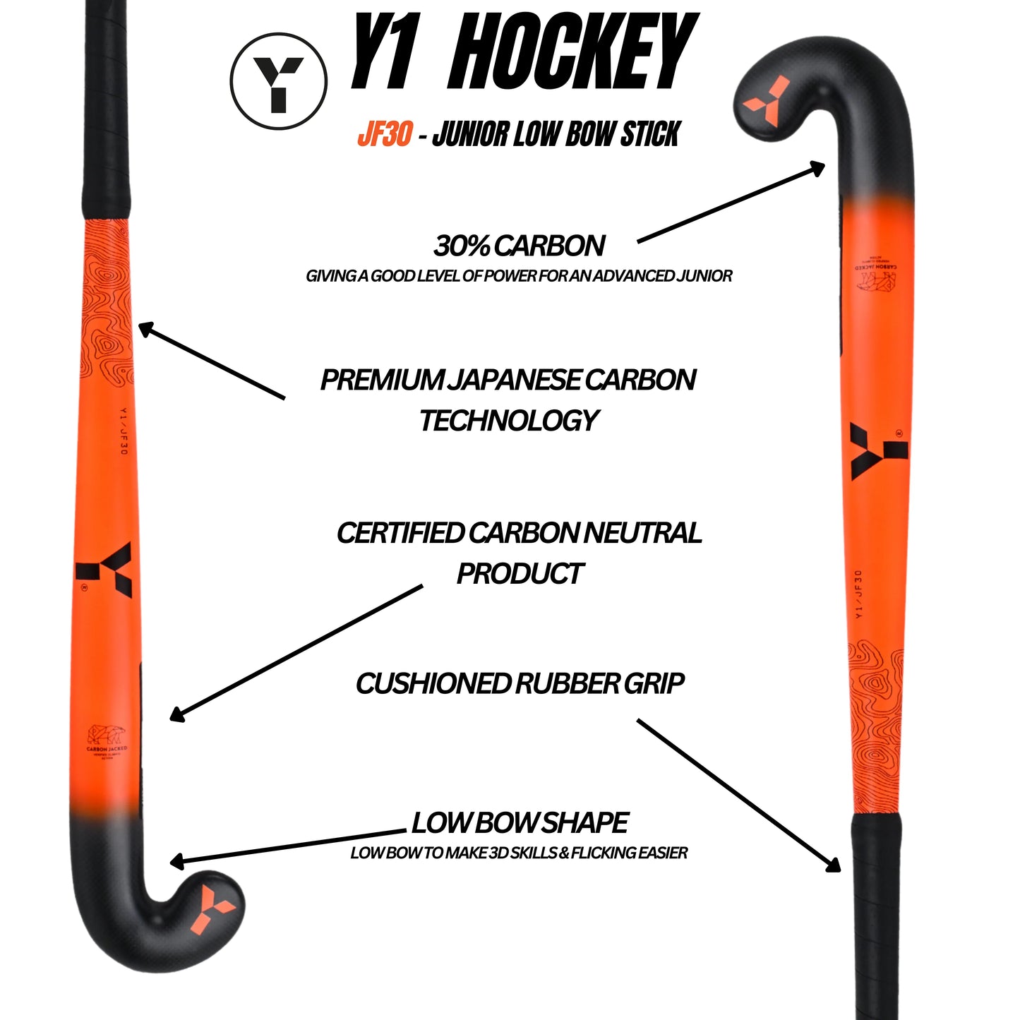 Y1 JF 30 Hockey Stick - 25/26
