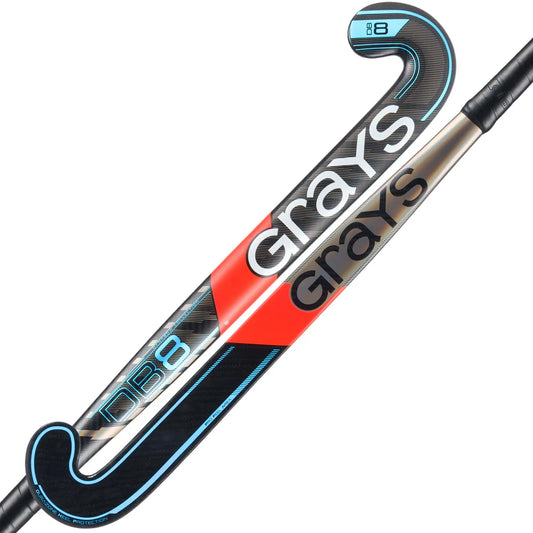 Grays DB8 Hockey Stick - Black/Blue - 25/26
