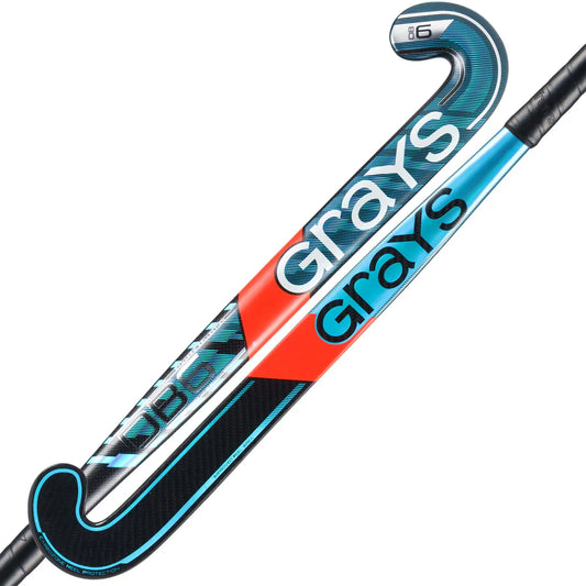 Grays DB6 Junior Hockey Stick - Black/Blue - 25/26
