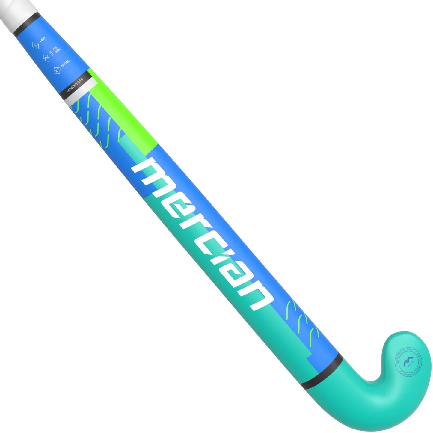 Mercian Genesis CF5 Composite Hockey Stick - Royal/Aqua