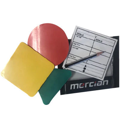 Mercian warning cards and pad in case