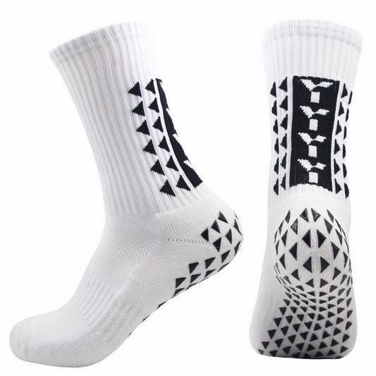 Y1 Anti-Slip Socks - White - 26/27