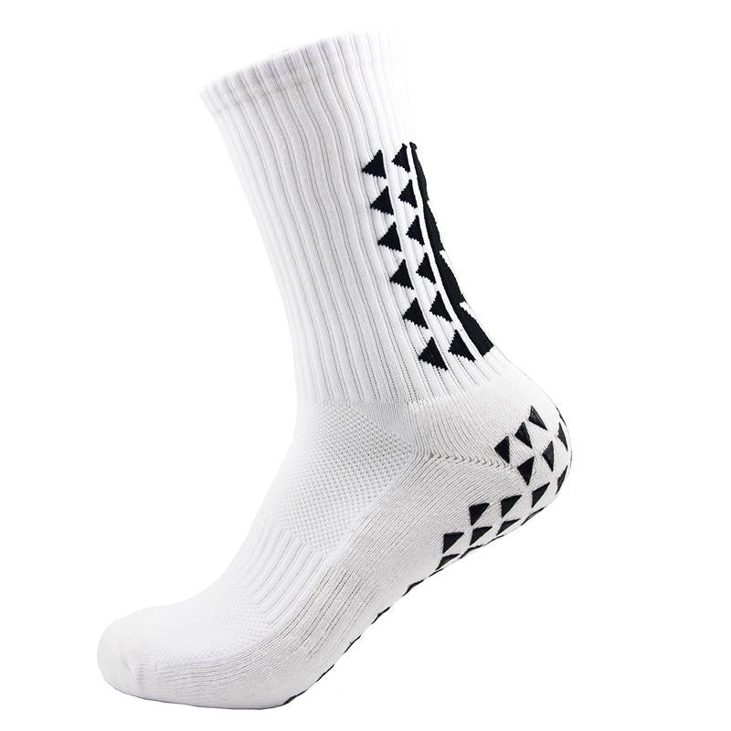 Y1 Anti-Slip Socks - White - 26/27