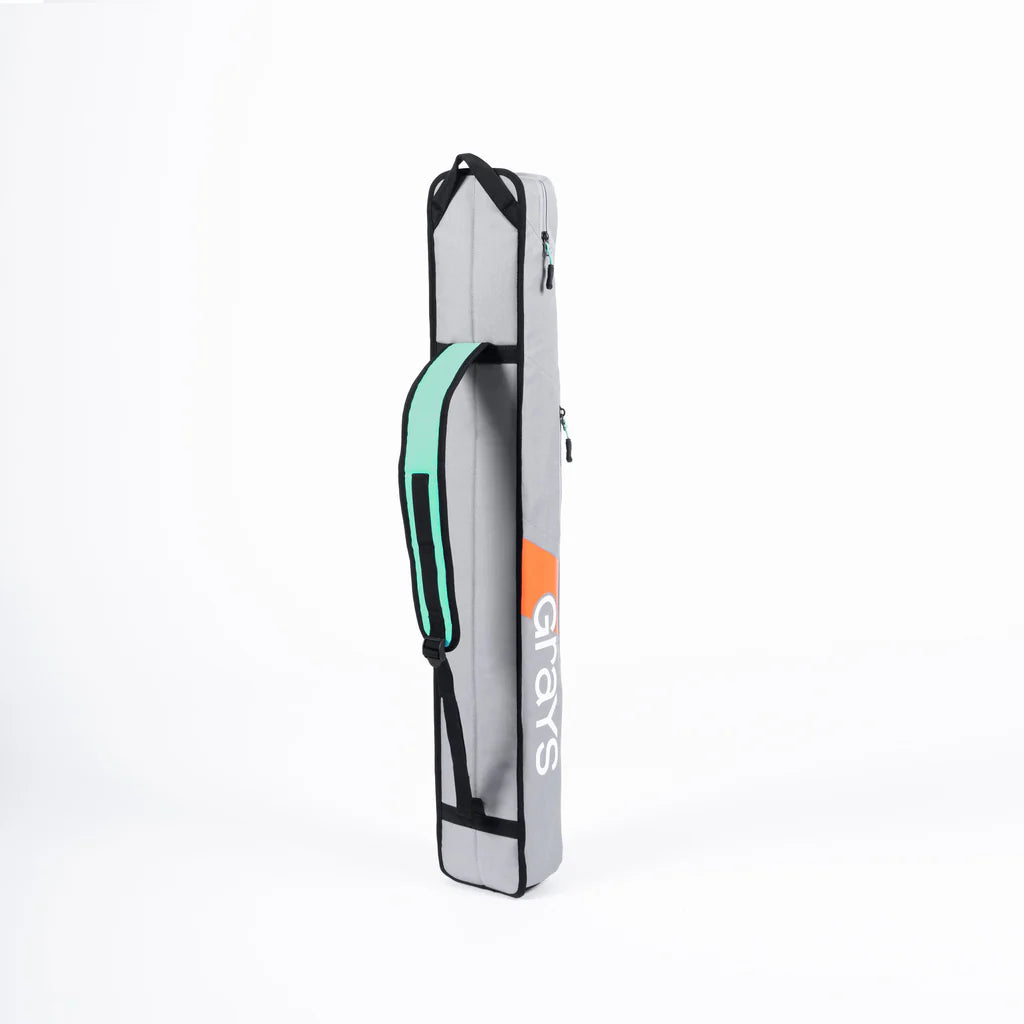 Grays G100  Stick Bag - Grey/Aqua