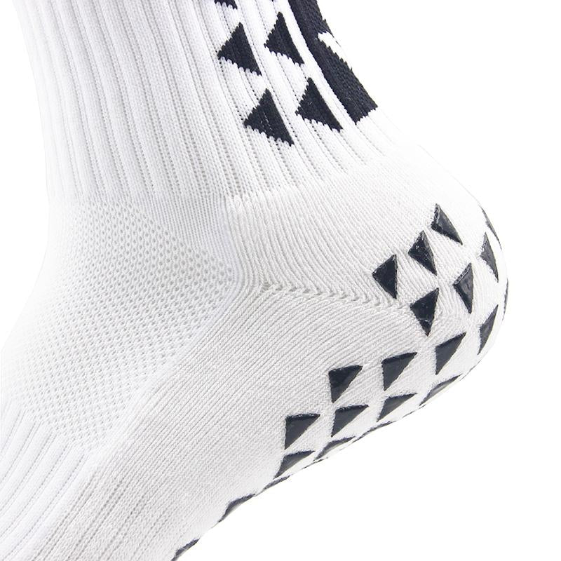 Y1 Anti-Slip Socks - White - 26/27