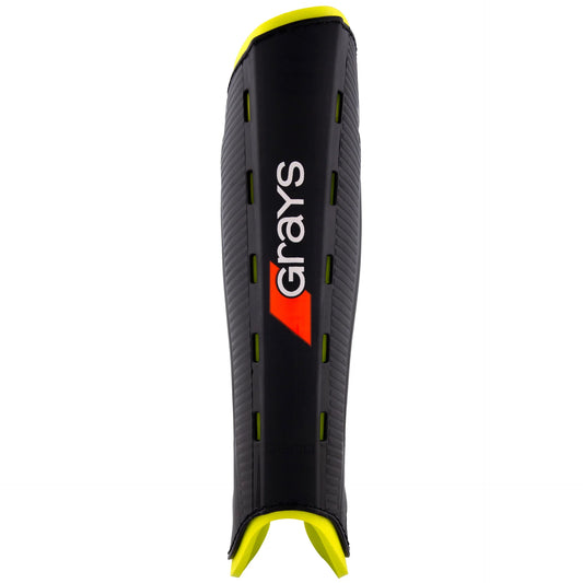 Grays G600 Shinguards - Black/Fluro Yellow