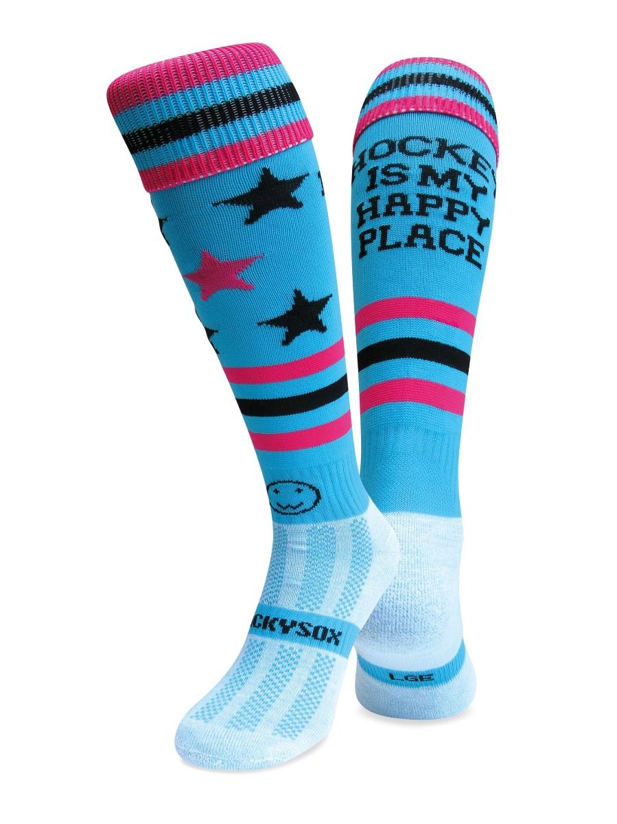 Wacky Sox Hockey is my happy place Socks