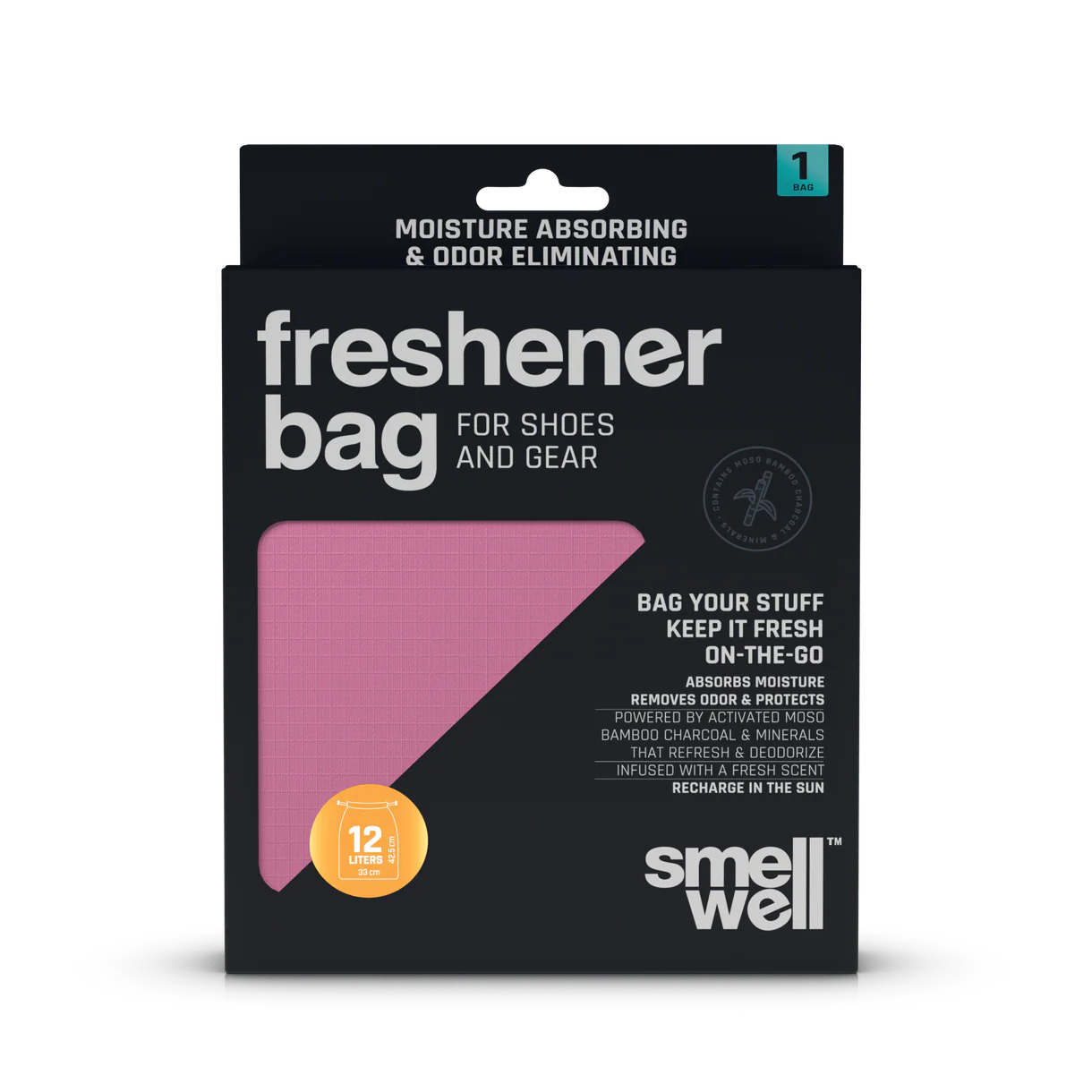 SmellWell Freshener Bag Pink 12L