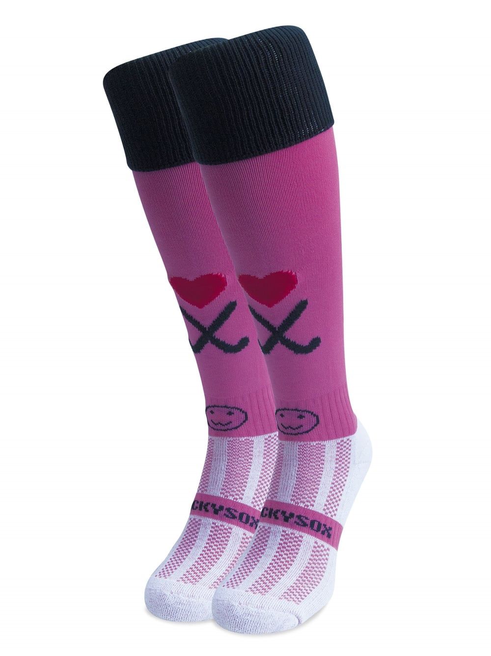 Wacky Sox Hockey Addict Pink