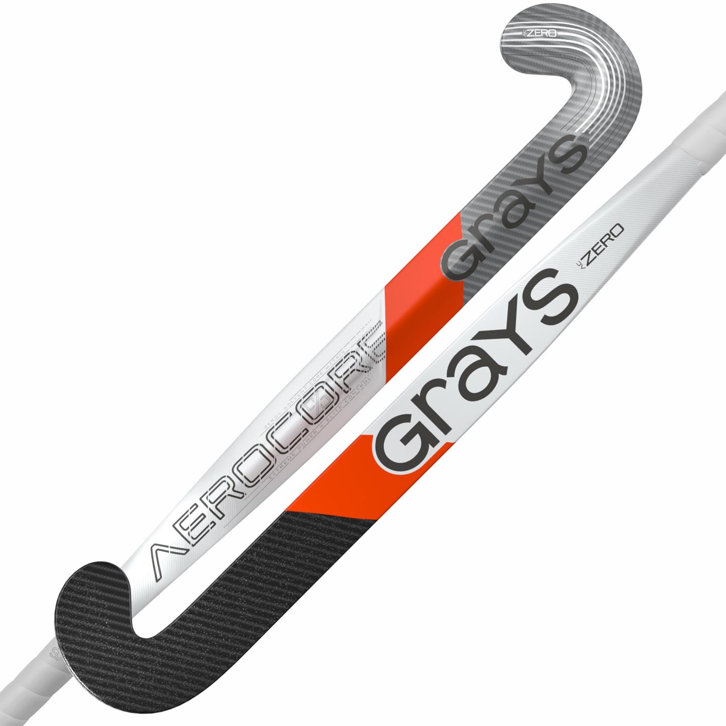 Grays AC Zero Dynabow-S Snr Hockey Stick - White / Silver - 26/27