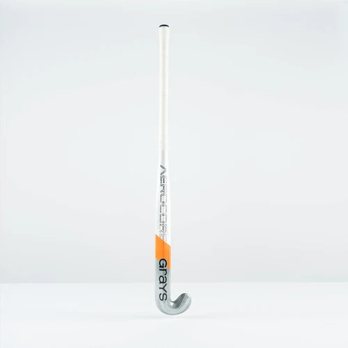 Grays AC Zero Dynabow-S Snr Hockey Stick - White / Silver - 26/27