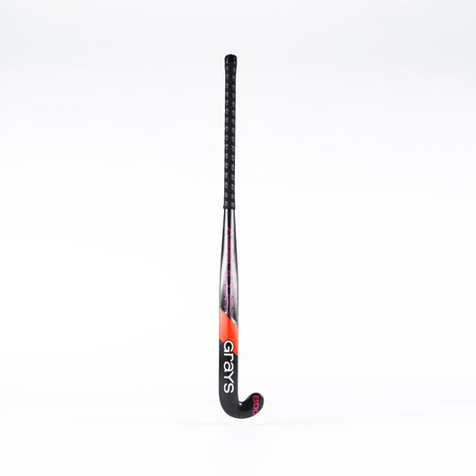 Grays AC800 Jumbow-S Snr Hockey Stick - Black / Red - 26/27