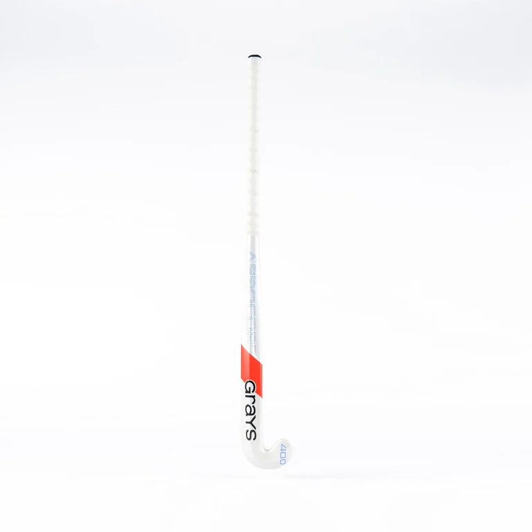 Grays AC400 Dynabow-S Jnr Hockey Stick - White - 26/27
