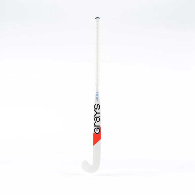 Grays AC400 Dynabow-S Snr Hockey Stick - White - 26/27