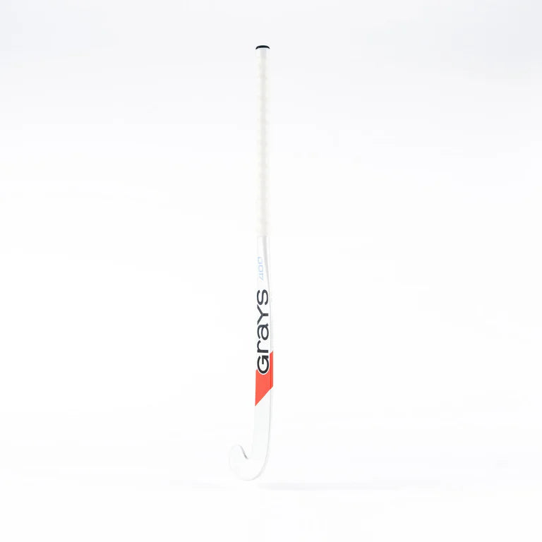 Grays AC400 Dynabow-S Snr Hockey Stick - White - 26/27