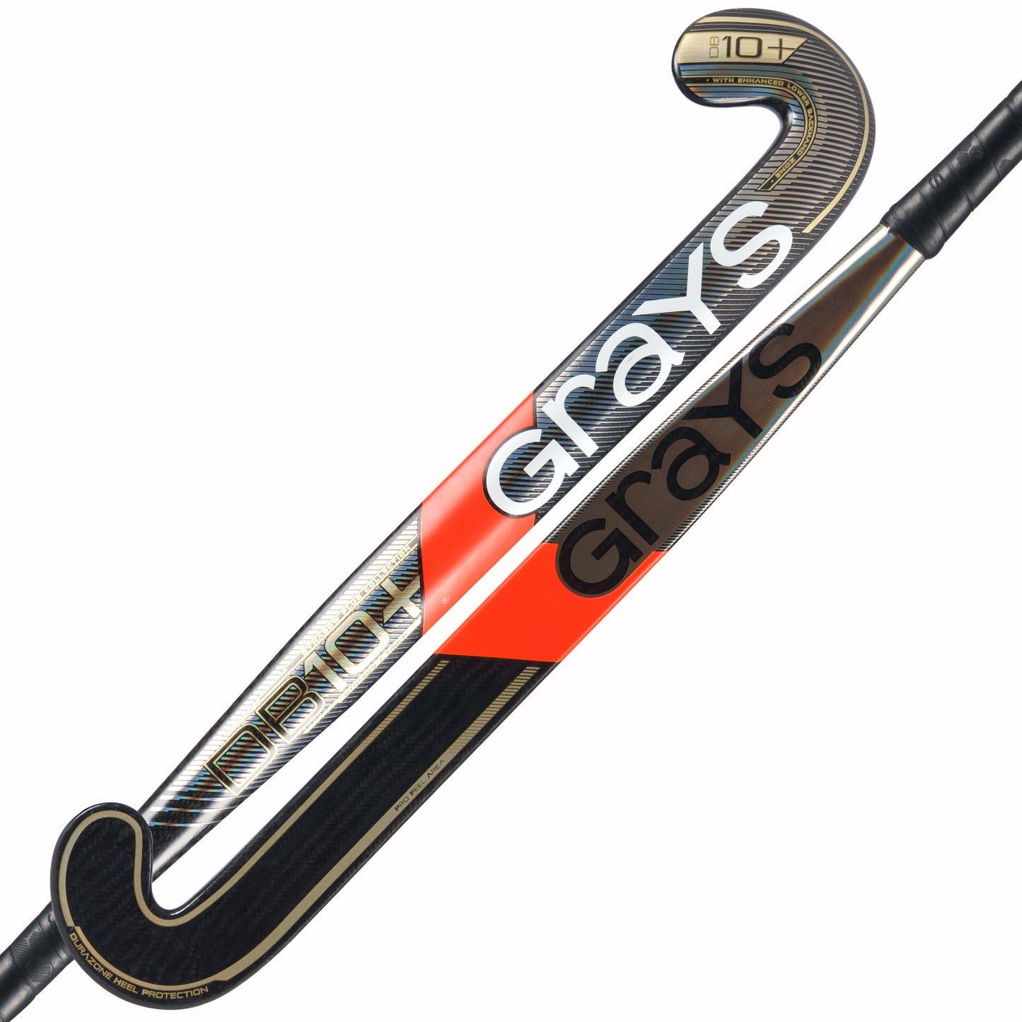 Grays DB 10+ Snr Hockey Stick - Black / Gold - 26/27