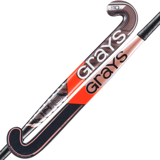 Grays DB 10 Snr Hockey Stick - Black / Metallic Pink - 26/27