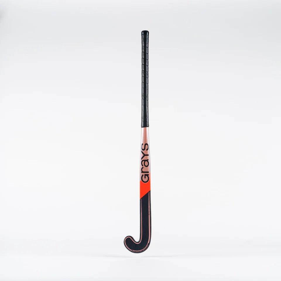 Grays DB10 Snr Hockey Stick - Black / Metallic Pink - 26/27