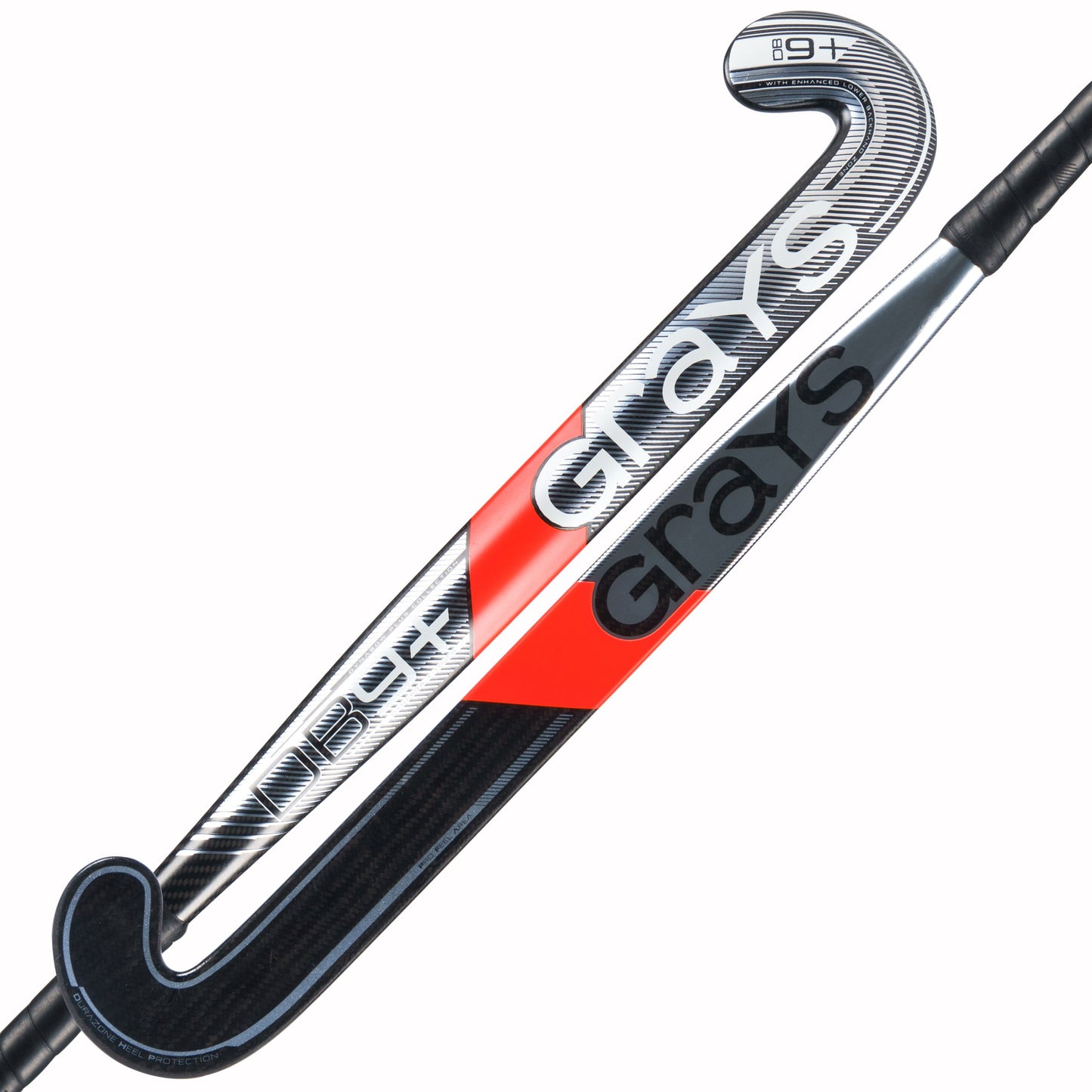 Grays DB 9+ Snr Hockey Stick - Black / Silver - 26/27