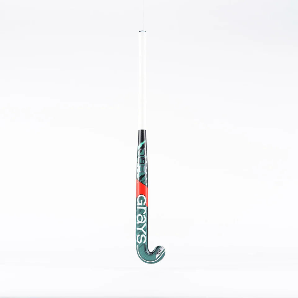 Grays DB8 Snr Hockey Stick - Black / Aqua - 26/27