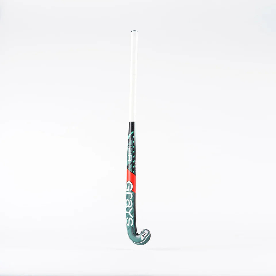 Grays DB8 Snr Hockey Stick - Black / Aqua - 26/27