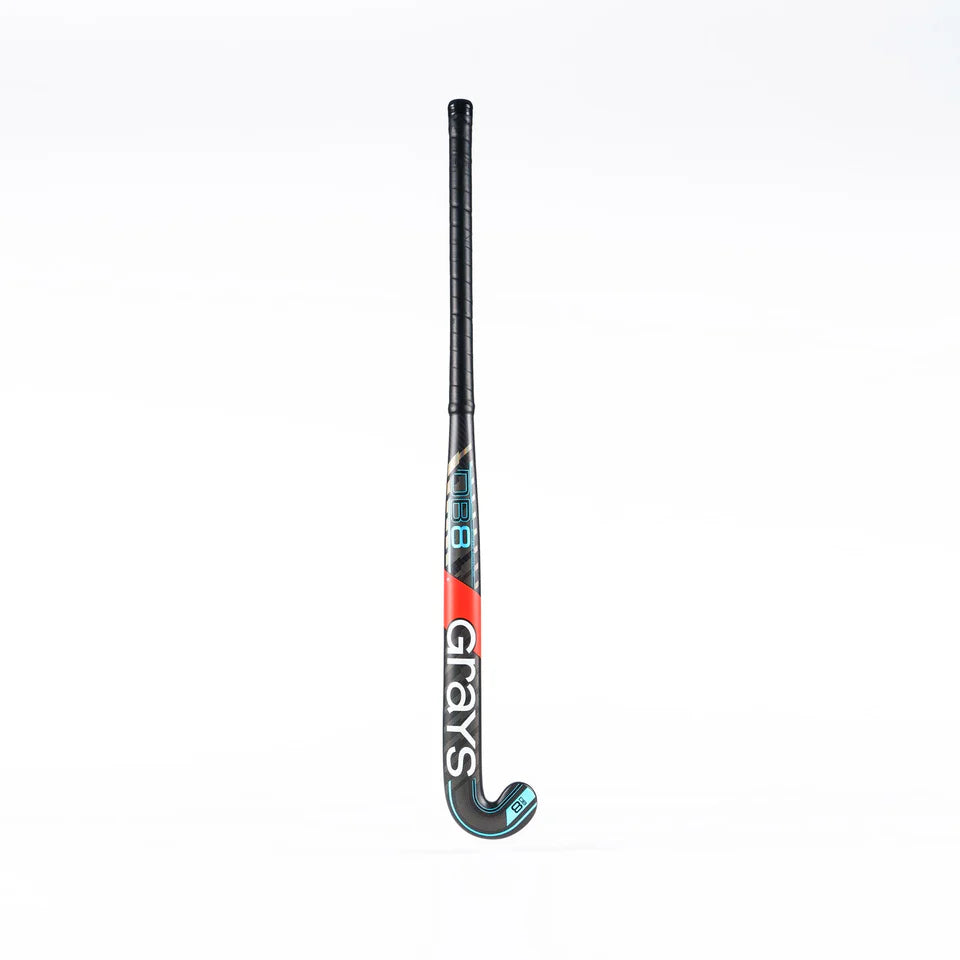 Grays DB8 Snr Hockey Stick - Black / Blue - 26/27