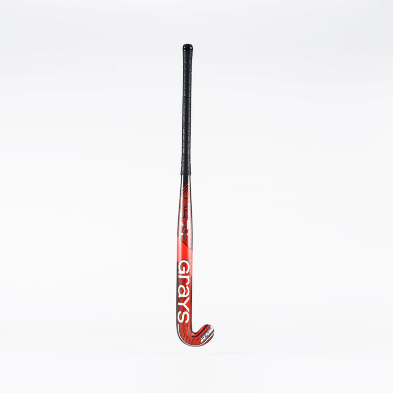 Grays DB7+ Jnr Hockey Stick - Black / Orange - 26/27