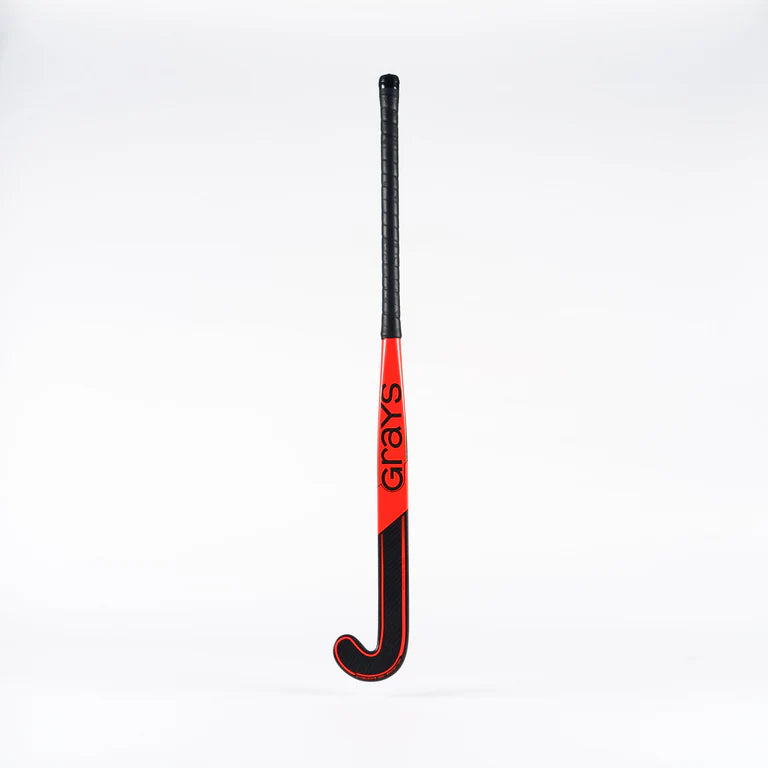 Grays DB7+ Jnr Hockey Stick - Black / Orange - 26/27