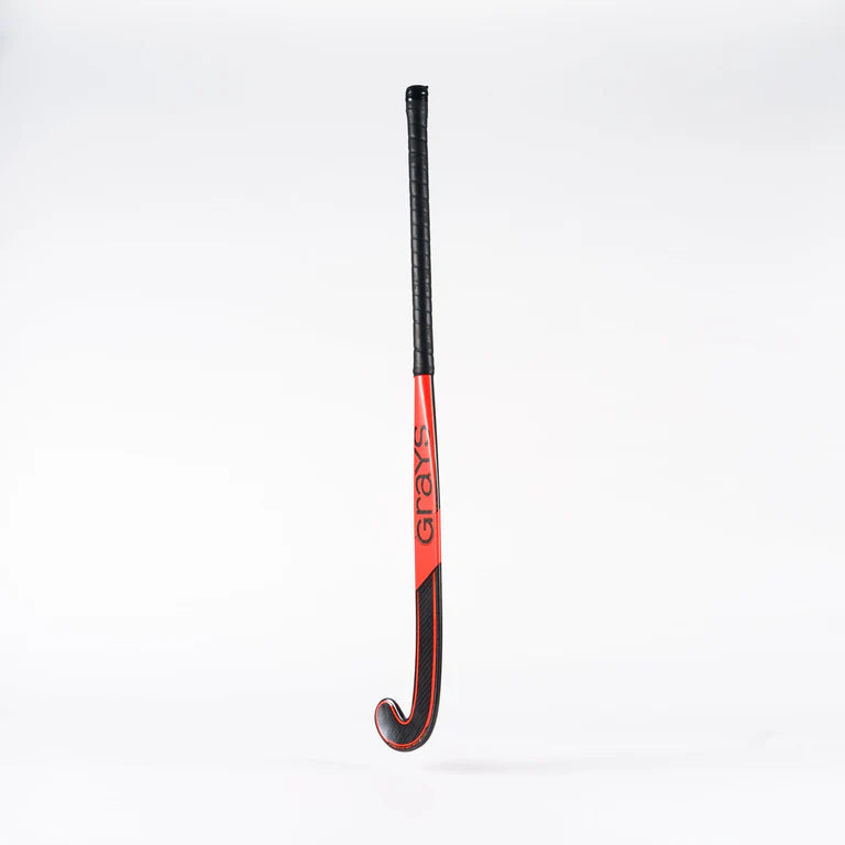 Grays DB7+ Jnr Hockey Stick - Black / Orange - 26/27