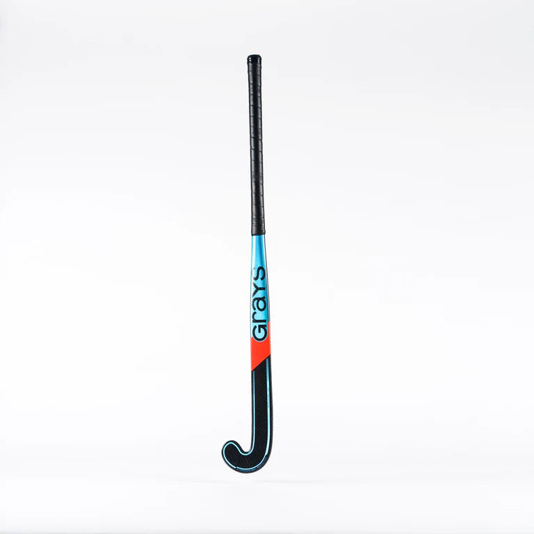 Grays DB6 Jnr Hockey Stick - Black / Blue - 26/27