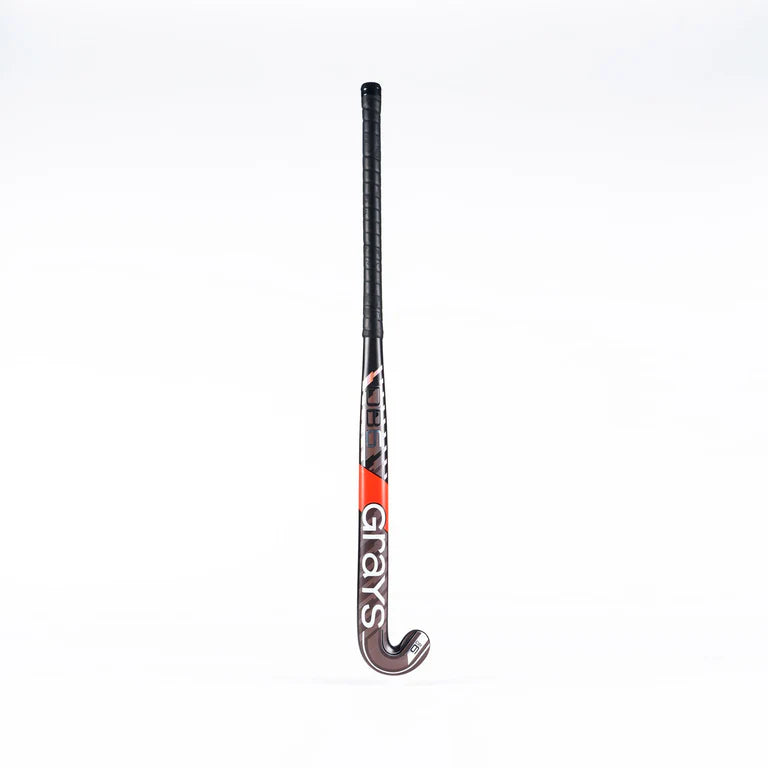 Grays DB6 Snr Hockey Stick - Black / Metallic Pink - 26/27
