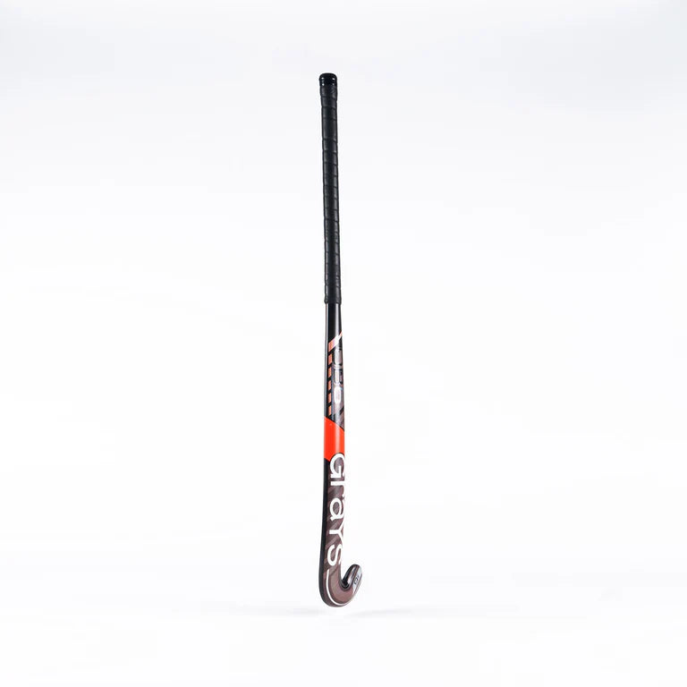 Grays DB6 Jnr Hockey Stick - Black / Metallic Pink - 26/27