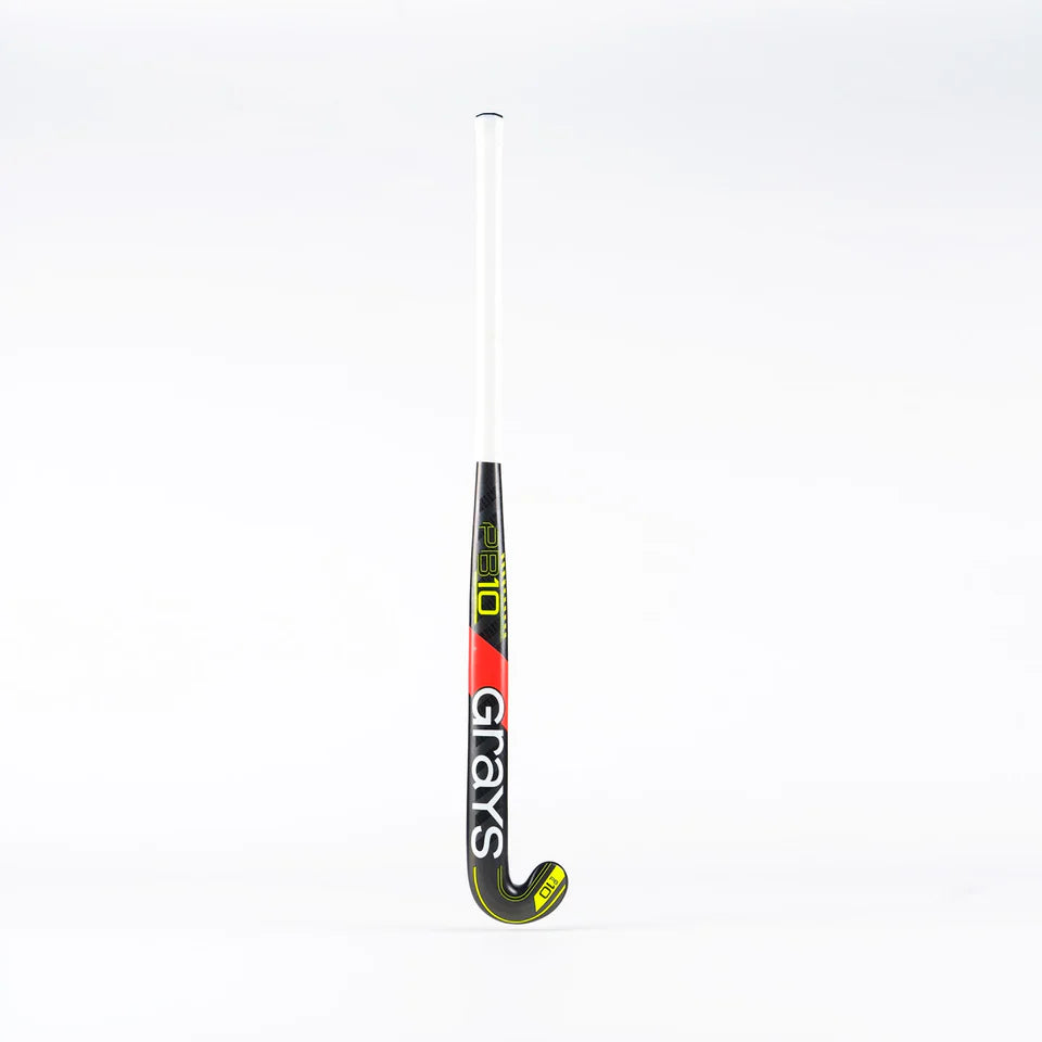 Grays PB10 Snr Hockey Stick - Black / Fluo Yellow - 26/27