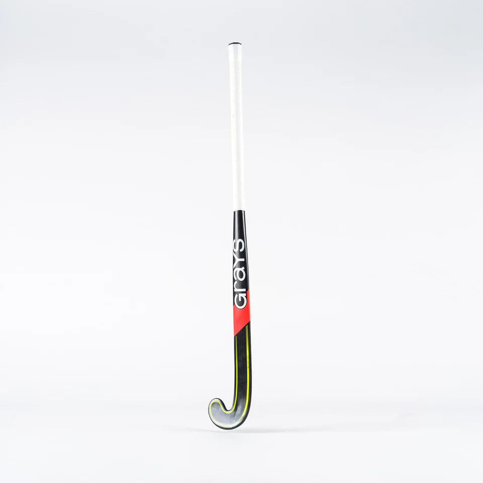 Grays PB10 Snr Hockey Stick - Black / Fluo Yellow - 26/27