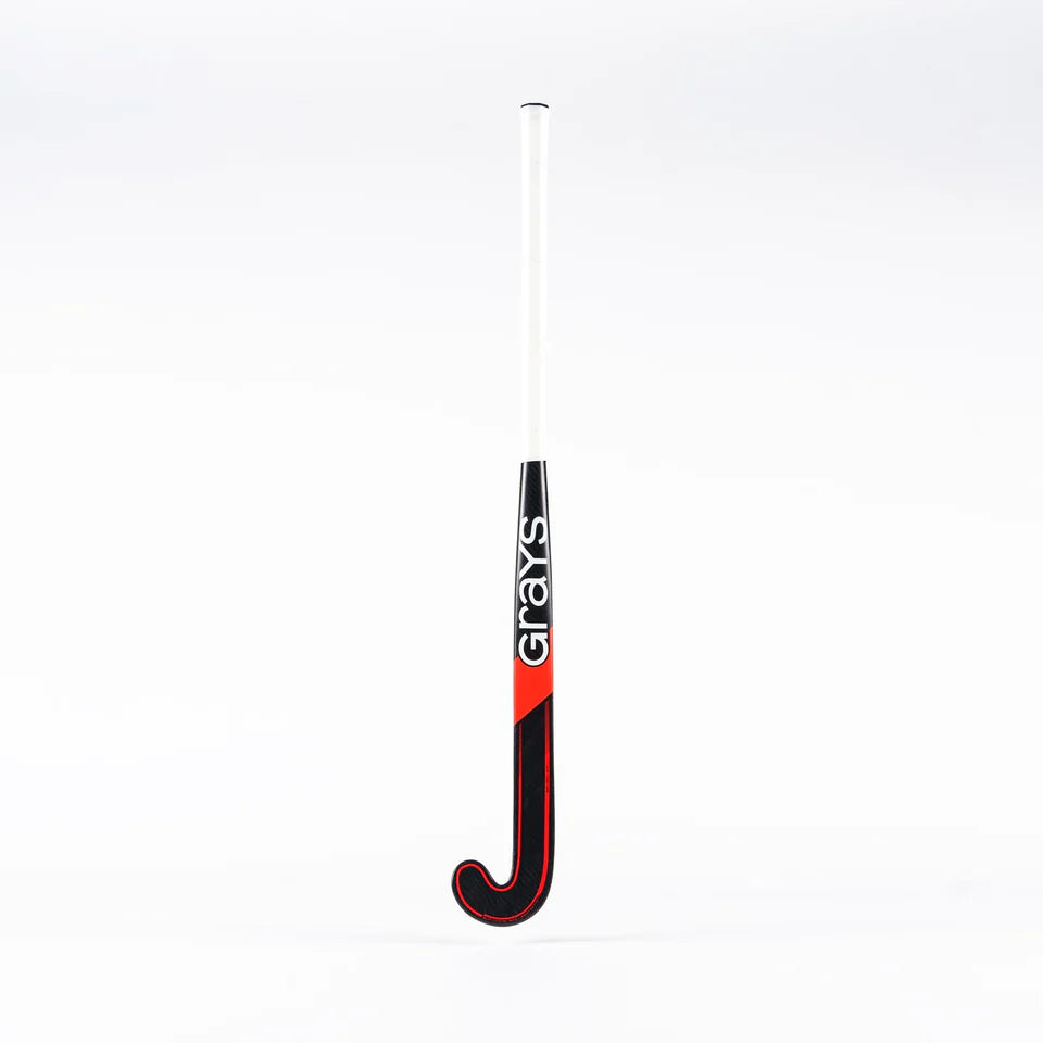 Grays PB8 Snr Hockey Stick - Black / Hot Red - 26/27