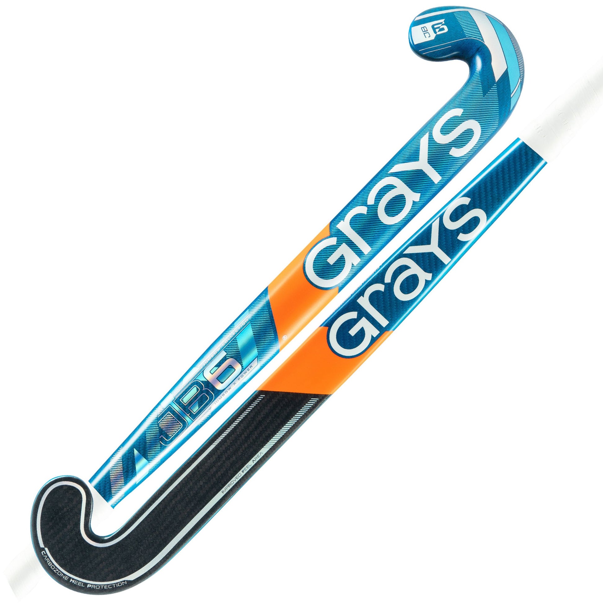 Grays JB 6 Jnr Hockey Stick - Blue - 26/27