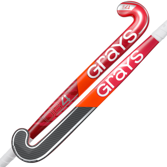 Grays DB 4 Snr Hockey Stick - Red - 26/27