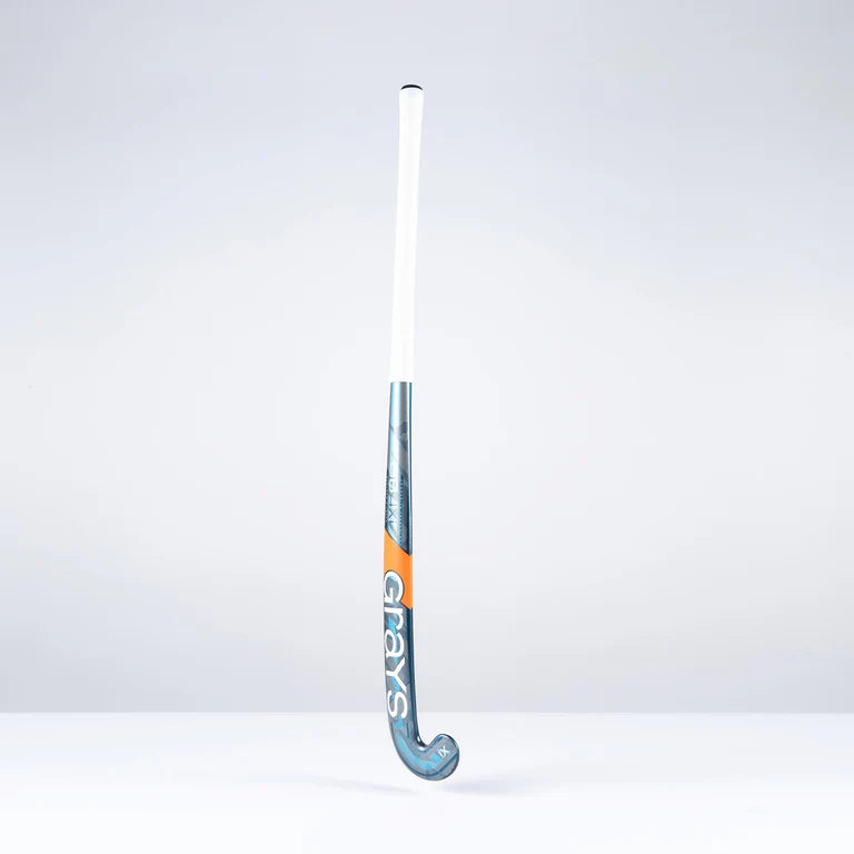 Grays DB4Xi Dynabow Snr Hockey Stick - Navy / Silver - 26/27