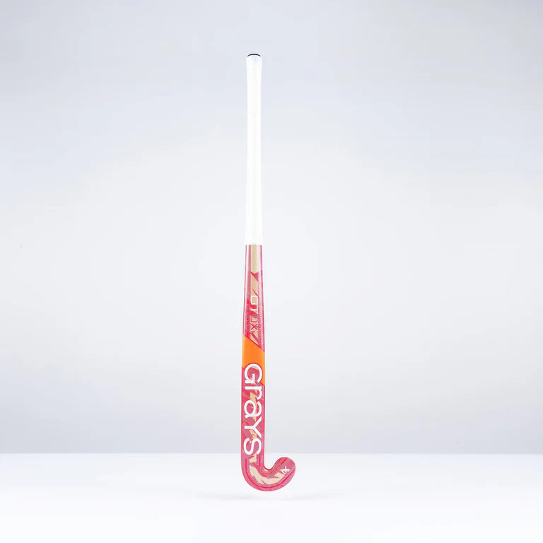 Grays GT0Xi Ultrabow Jnr Hockey Stick - Hot Red / Coral - 26/27
