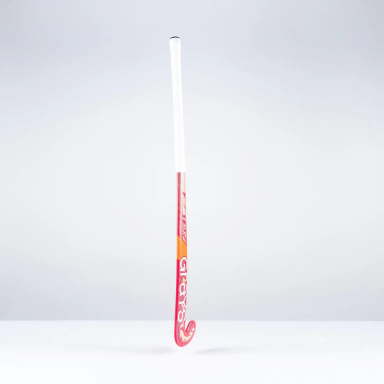 Grays GT0Xi Ultrabow Jnr Hockey Stick - Hot Red / Coral - 26/27