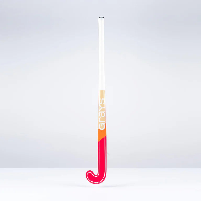 Grays GT0Xi Ultrabow Jnr Hockey Stick - Hot Red / Coral - 26/27