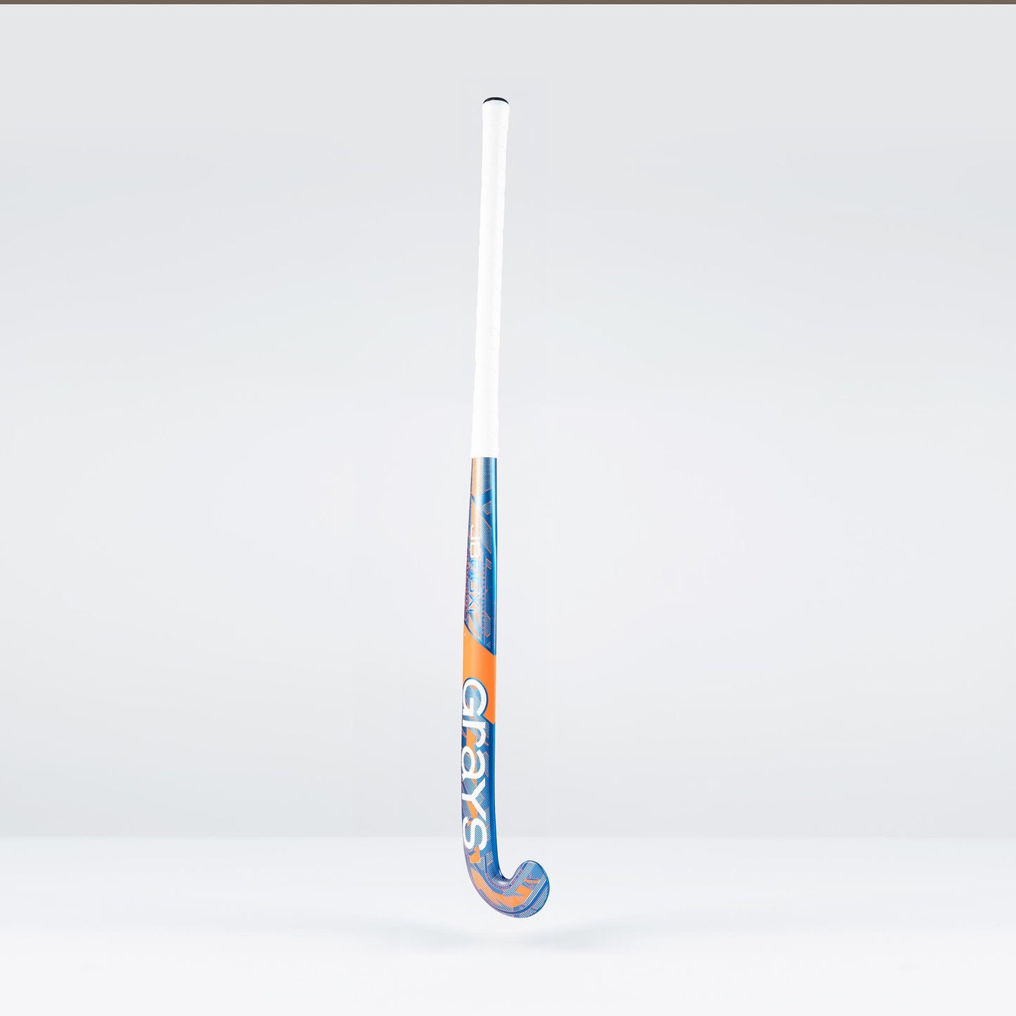 Grays JB6GXi Jumbow Indoor Snr Hockey Stick - Blue / Orange / Silver - 26/27