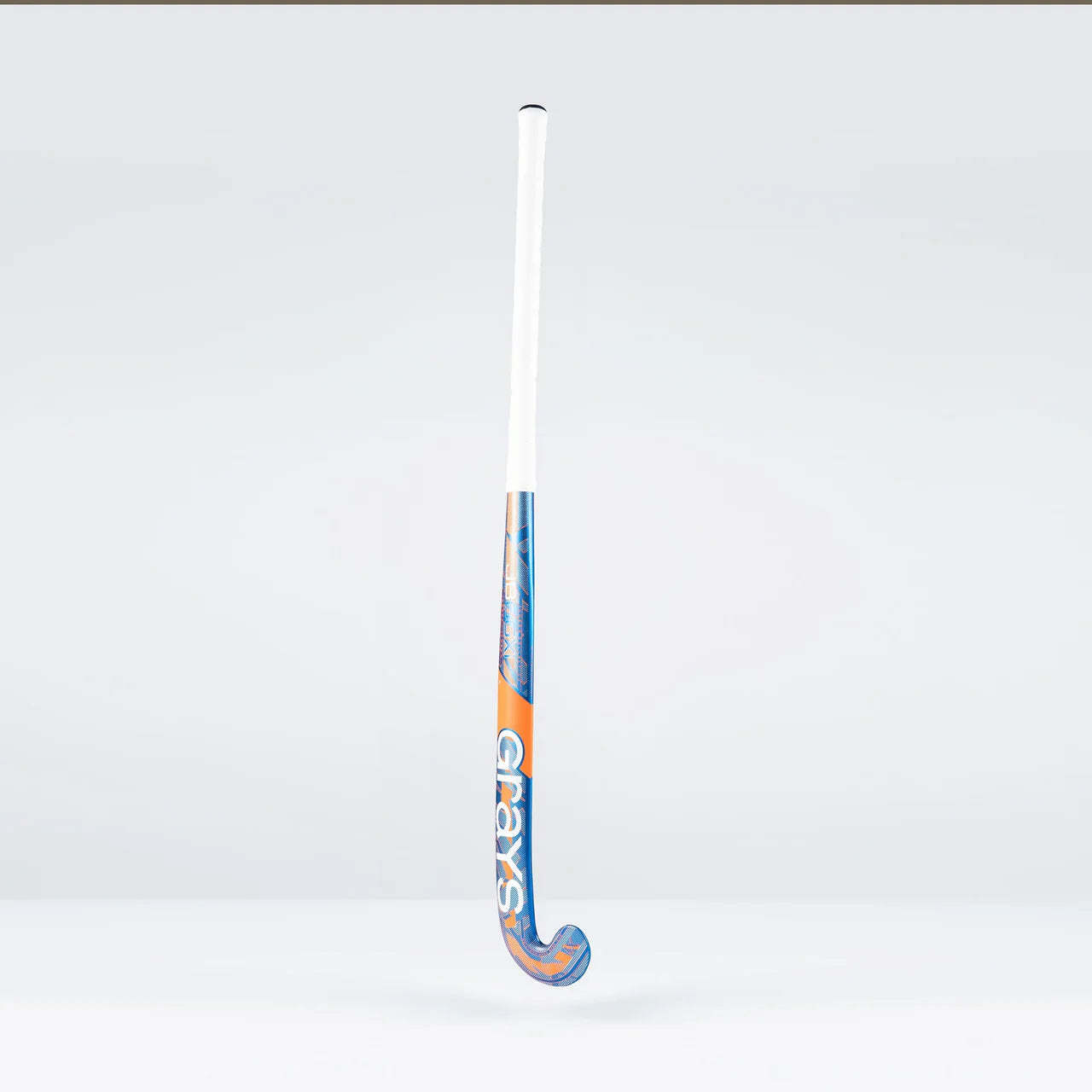 Grays JB6GXi Jumbow Indoor Snr Hockey Stick - Blue / Orange / Silver - 26/27