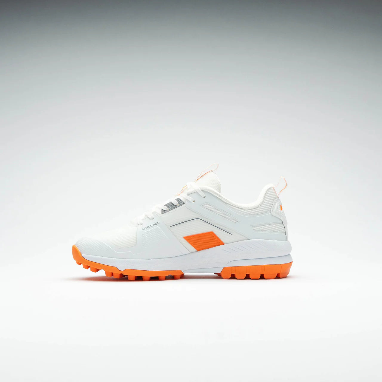 Grays Aero Cage X10 Hockey Shoes - White/Orange 26/27