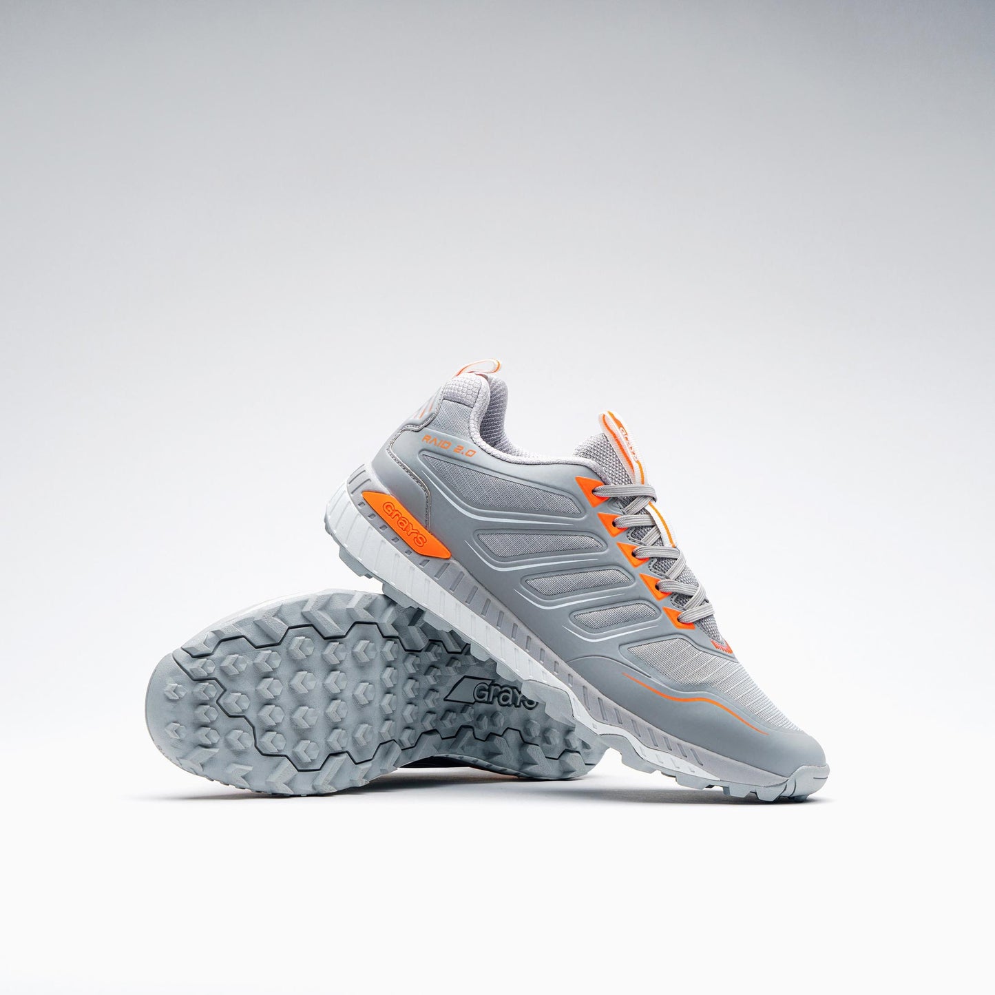Grays Raid 2.0 Hockey Shoes - Grey 26/27