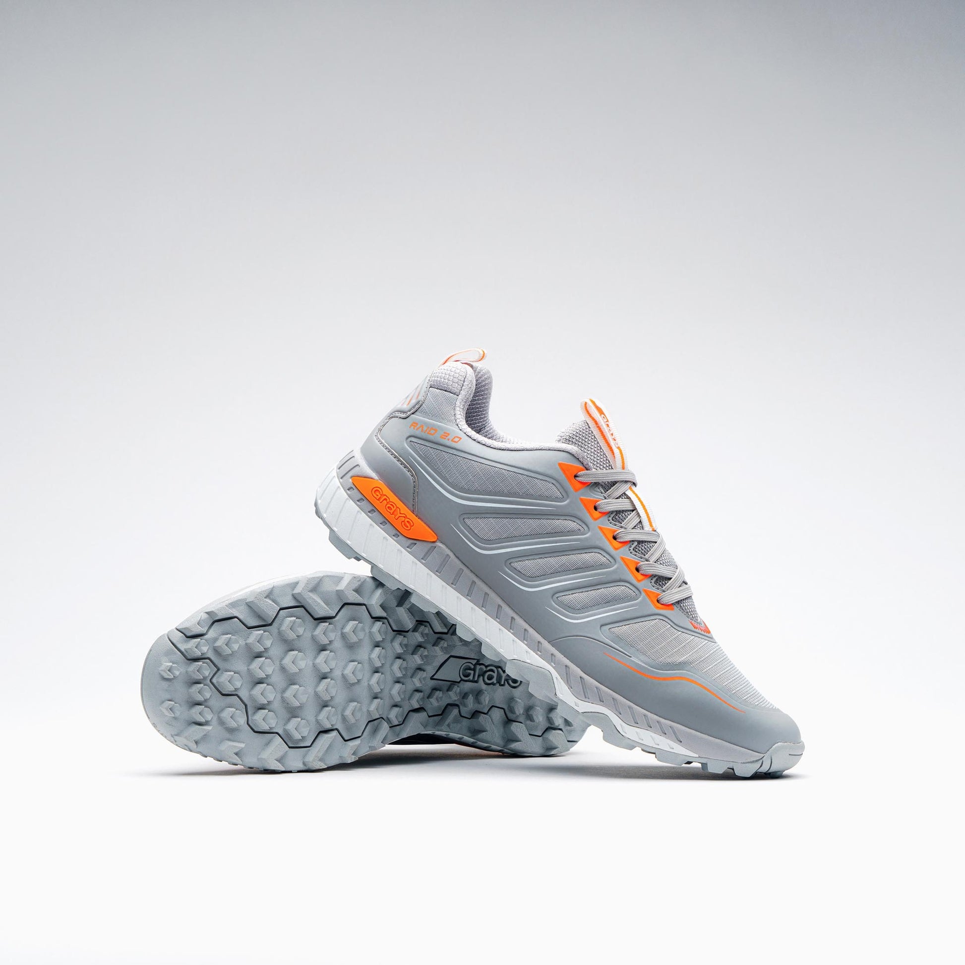 Grays Raid 2.0 Hockey Shoes - Grey 26/27